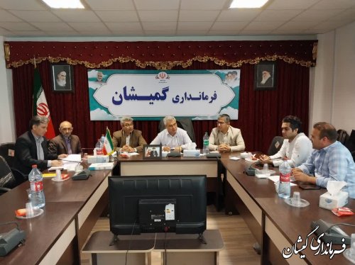 حضور فرماندار گمیشان در جلسه شورای مسکن استان