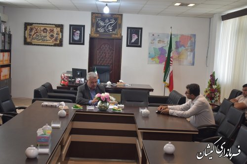 برگزاری ملاقات مردمی فرماندار گمیشان
