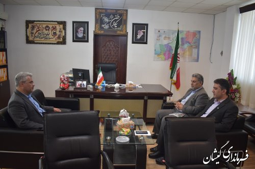مراسم معارفه مدیر جدید پست بانک شهرستان گمیشان برگزار شد.