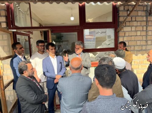 بازدید فرماندار گمیشان از نانوایی واقع در گمیش تپه