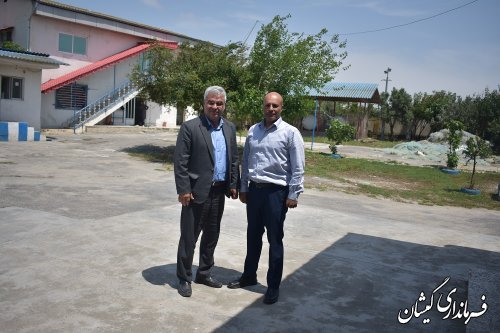 بازدید فرماندار گمیشان از پایگاه یگان حفاظت شیلات خواجه نفس
