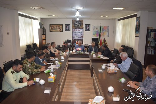 برگزاری جلسه شورای ترویج فرهنگ ایثار و شهادت شهرستان گمیشان