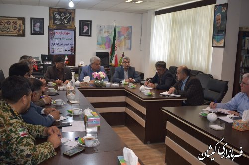 برگزاری جلسه شورای ترویج فرهنگ ایثار و شهادت شهرستان گمیشان