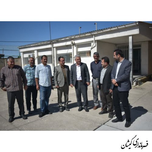دیدار فرماندار گمیشان با کارکنان مخابرات شهرستان