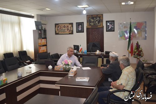 ملاقات مردمی فرماندار گمیشان برگزار شد.