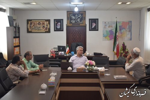 ملاقات مردمی فرماندار گمیشان برگزار شد.