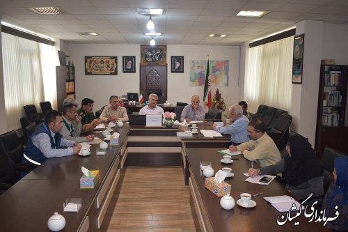 جلسه کارگروه تنظیم بازار شهرستان گمیشان