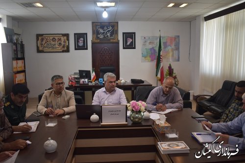 جلسه کارگروه تنظیم بازار شهرستان گمیشان