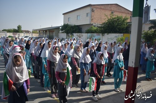  زنگ مقاومت و پیروزی در شهرستان گمیشان نواخته شد.