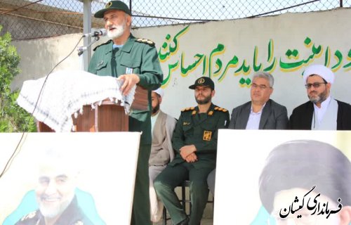 صبحگاه مشترک نیروهای مسلح شهرستان گمیشان برگزار شد.