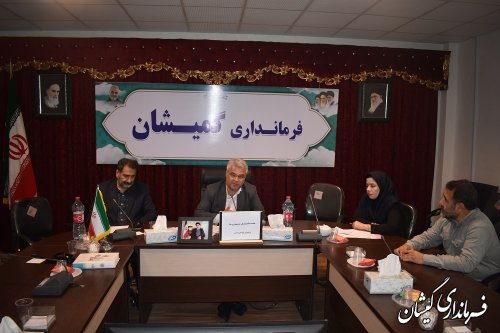 جلسه ستاد پیشرفت و توسعه روستا شهرستان گمیشان 