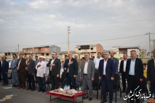 آغاز عملیات اجرایی چمن مصنوعی مدرسه قلیچ موحد کملر