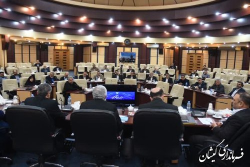 حضور فرماندار گمیشان در نشست مشترک ستاد انتخابات و فرمانداران سراسر استان با مسوولان دفاتر نظارت و بازرسی انتخابات استان گلستان