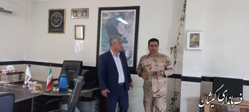 بازدید فرماندار از پایگاه حفاظت شیلات گمیشان