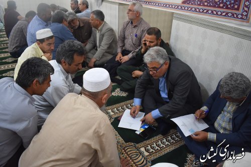 برگزاری میز خدمت روستای قلعه جیق