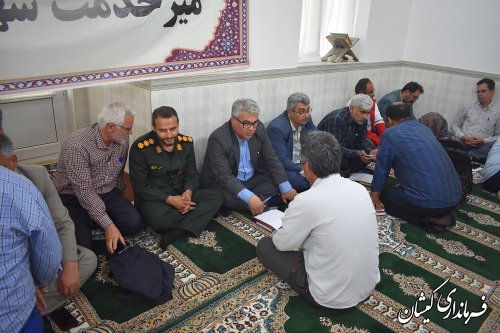 برگزاری میز خدمت روستای قلعه جیق