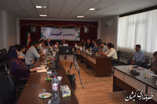 برگزاری اولین جلسه شورای مشورتی جوانان شهرستان گمیشان