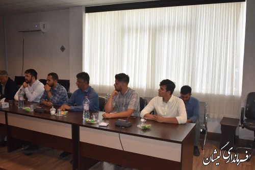 برگزاری اولین جلسه شورای مشورتی جوانان شهرستان گمیشان
