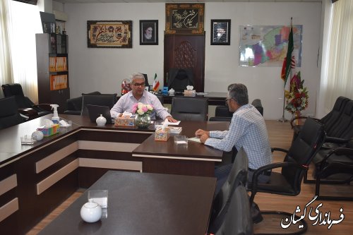  ملاقات عمومی فرماندار گمیشان برگزار شد. 