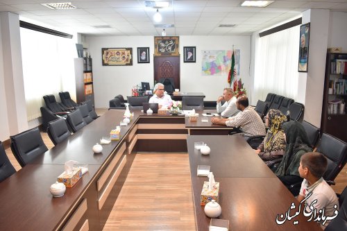  ملاقات عمومی فرماندار گمیشان برگزار شد. 