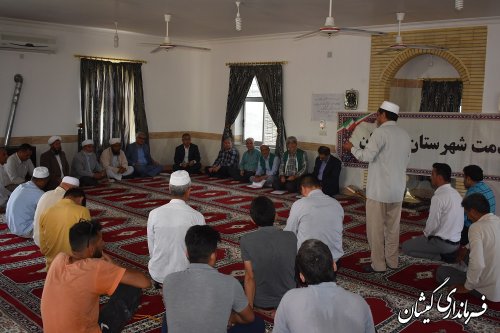 برگزاری میز خدمت در روستای قرنجیک گوکجلی شهرستان گمیشان