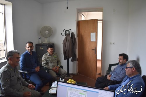 فرماندار گمیشان از اداره محیط زیست شهرستان بازدید کرد.