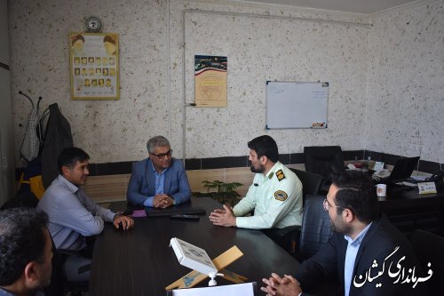 برگزاری جلسه پیگیری زیرساخت های تامین برق پروژه احداث پاسگاه سیمین شهر