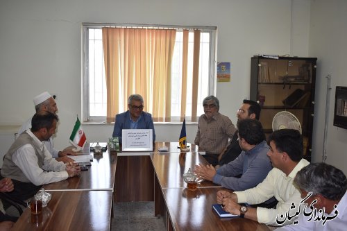 فرماندار گمیشان از اداره جهاد کشاورزی شهرستان بازدید کرد.
