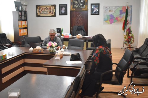 ملاقات عمومی فرماندار گمیشان برگزار شد.