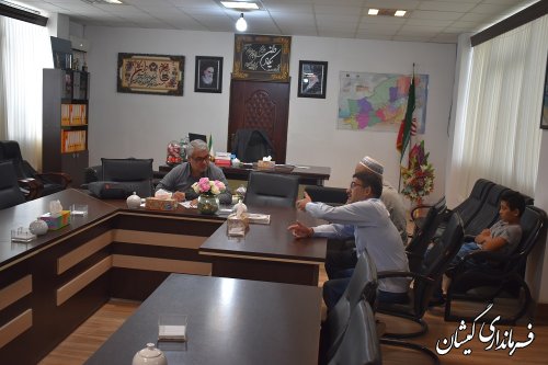 ملاقات عمومی فرماندار گمیشان برگزار شد.