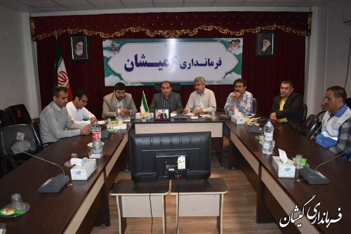 حضور معاون فرماندار در جلسه کارگروه آرد و نان استان 