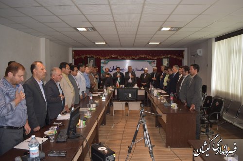 برگزاری چهارمین جلسه شورای اداری شهرستان گمیشان