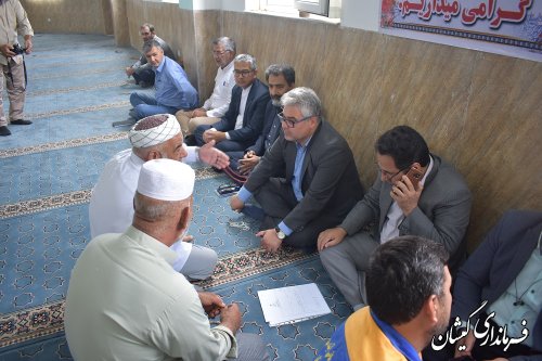 کاروان خدمت شهرستان گمیشان در مصلای نماز جمعه سیمین شهر