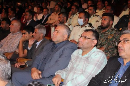 تجلیل استاندار گلستان از فرماندار گمیشان