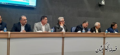 حضور فرماندار گمیشان در جلسه کارگروه آرد و نان استان