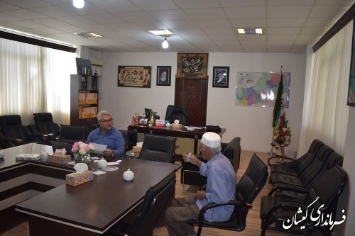 برگزاری ملاقات عمومی فرماندار گمیشان