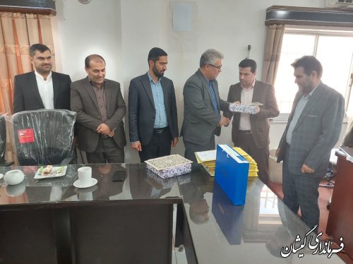 دیدار فرماندار گمیشان بارئیس دادگستری ودادستان