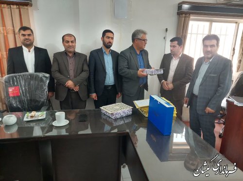 دیدار فرماندار گمیشان بارئیس دادگستری ودادستان