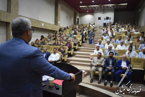 حضور فرماندار گمیشان در همایش بصیرتی کاربردی شورای نگهبان