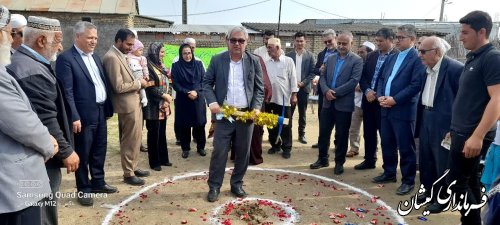 آغاز عملیات اجرایی احداث آموزشگاه در تنها روستای فاقد مدرسه در شهرستان گمیشان