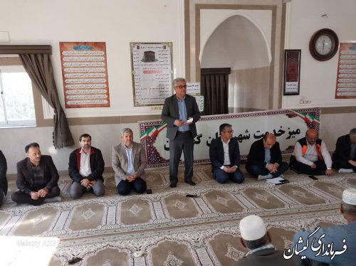 برگزاری میز خدمت در روستای قلعه حاجی گلدی خان شهرستان گمیشان