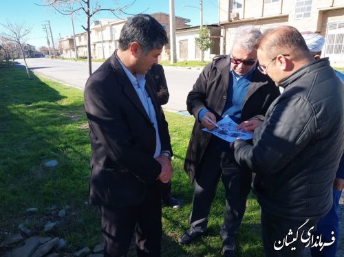 حضور فرماندار گمیشان در روستای خواجه نفس