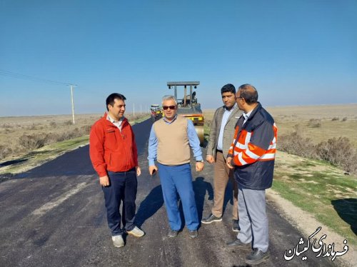 بهسازی و روکش آسفالت جاده میگو انجام شد