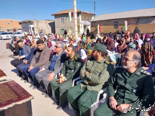 برگزاری جشن انقلاب در روستای قره کیله شهرستان گمیشان