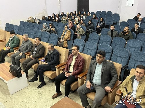 جلسه آموزشی بازرسان انتخابات شهرستان گمیشان برگزار شد