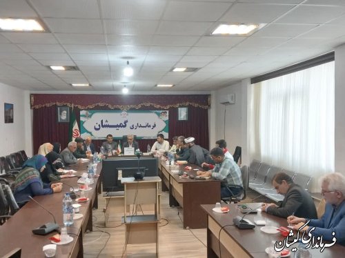 دومین جلسه هماهنگی گرامیداشت مختومقلی فراغی در شهرستان گمیشان برگزار شد