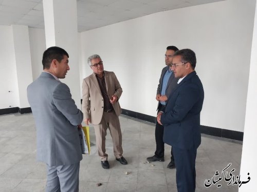 بازدید فرماندار گمیشان از مجتمع اداری شهرستان