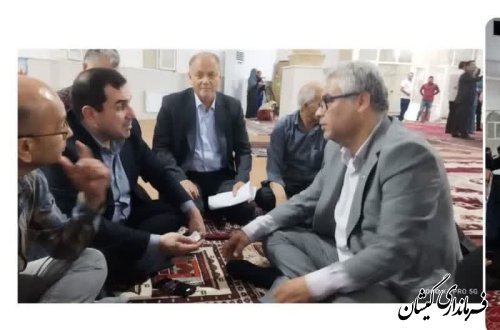 حضور فرماندار گمیشان در دیدار مردمی رئیس کل دادگستری استان گلستان 