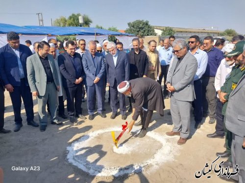  آغاز عملیات اجرایی مخزن ۵۰۰۰ متر مکعبی گمیشان