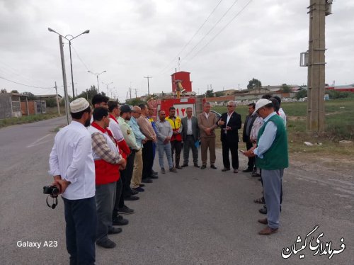 مانور لحظه صفر در شهرستان گمیشان برگزار شد